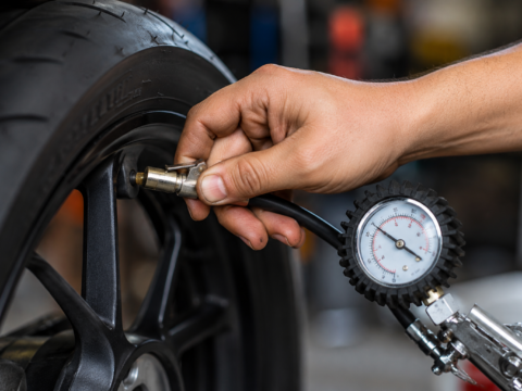 Tire pressure & condition check